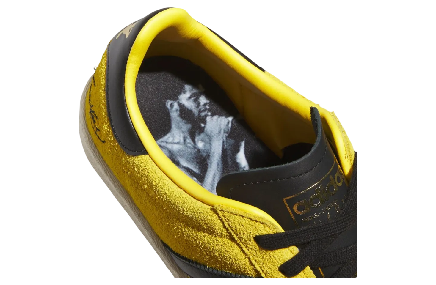 bruce lee x adidas jabbar low yellow black 6