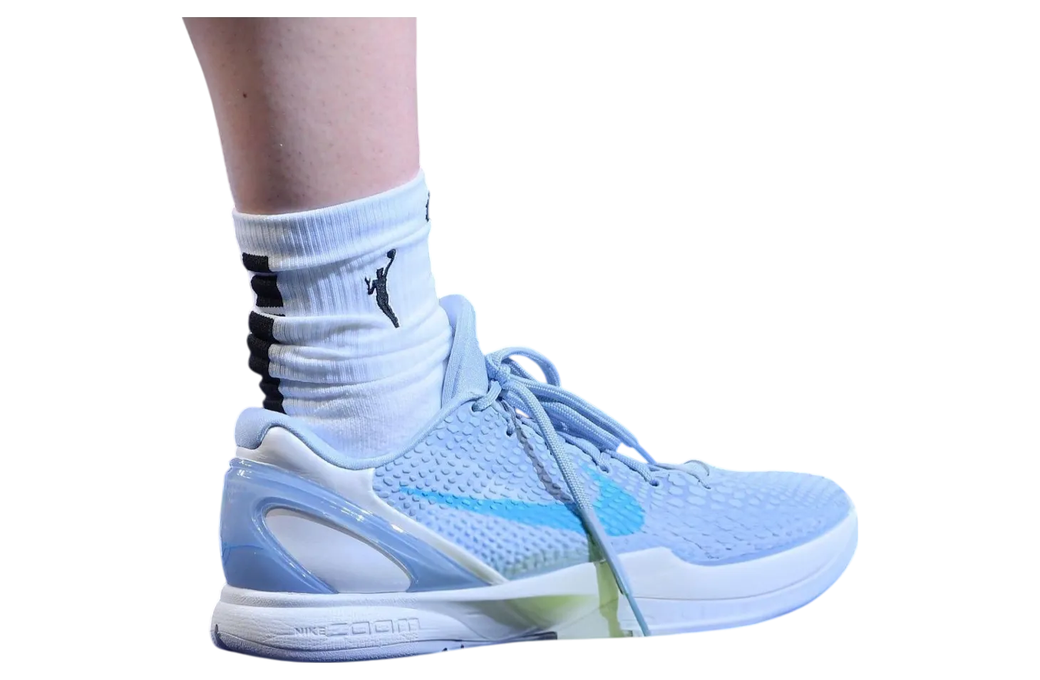 caitlin clark x nike kobe 6 protro light armory blue white 0