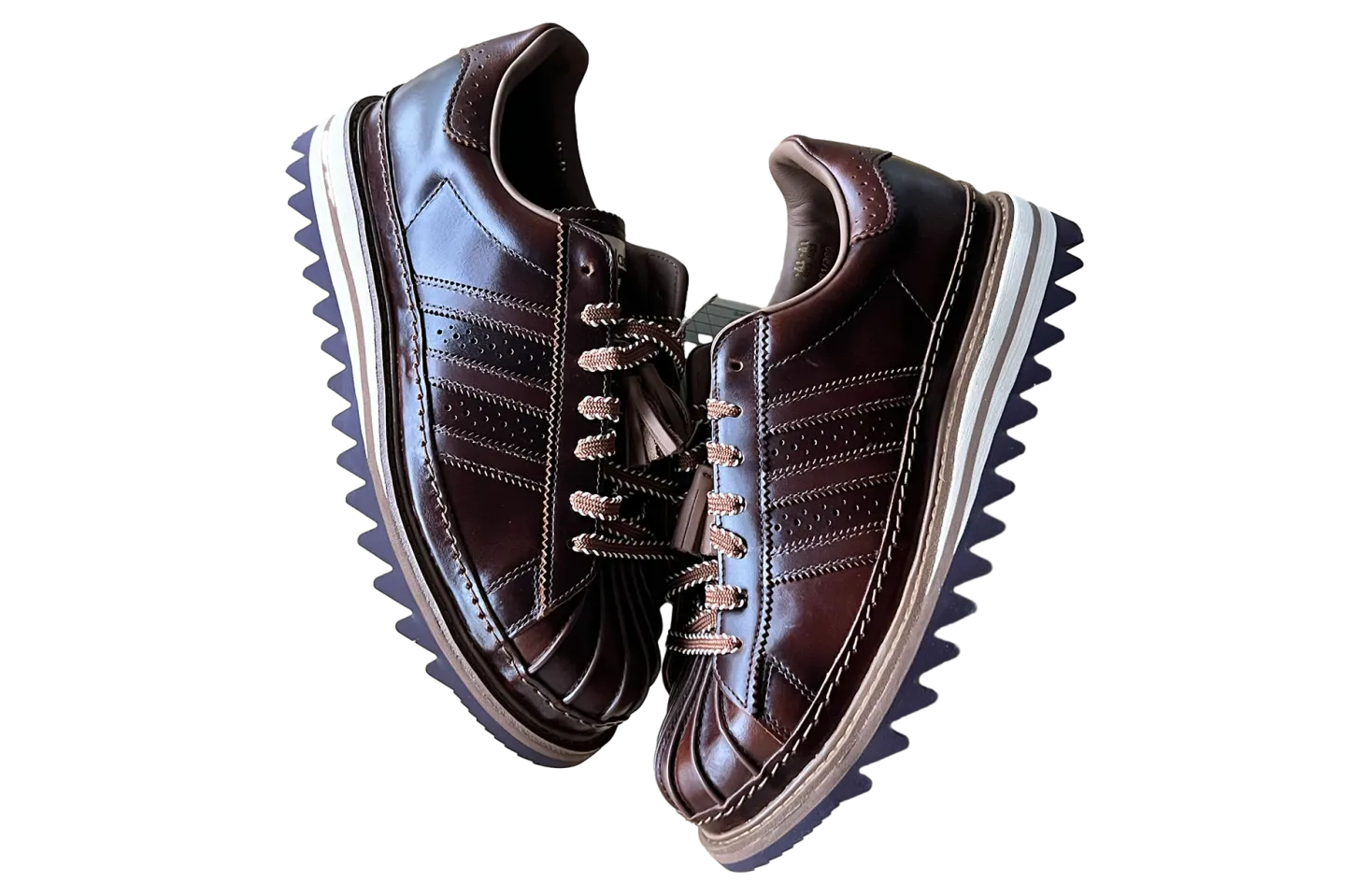 clot x adidas superstar wild brown 0