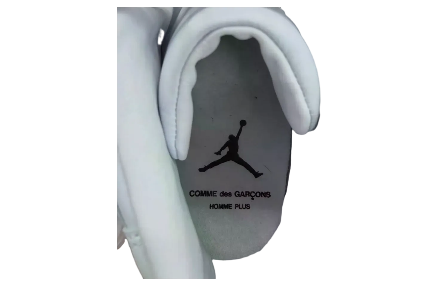 comme des garcons homme plus x air jordan 11 white black 2