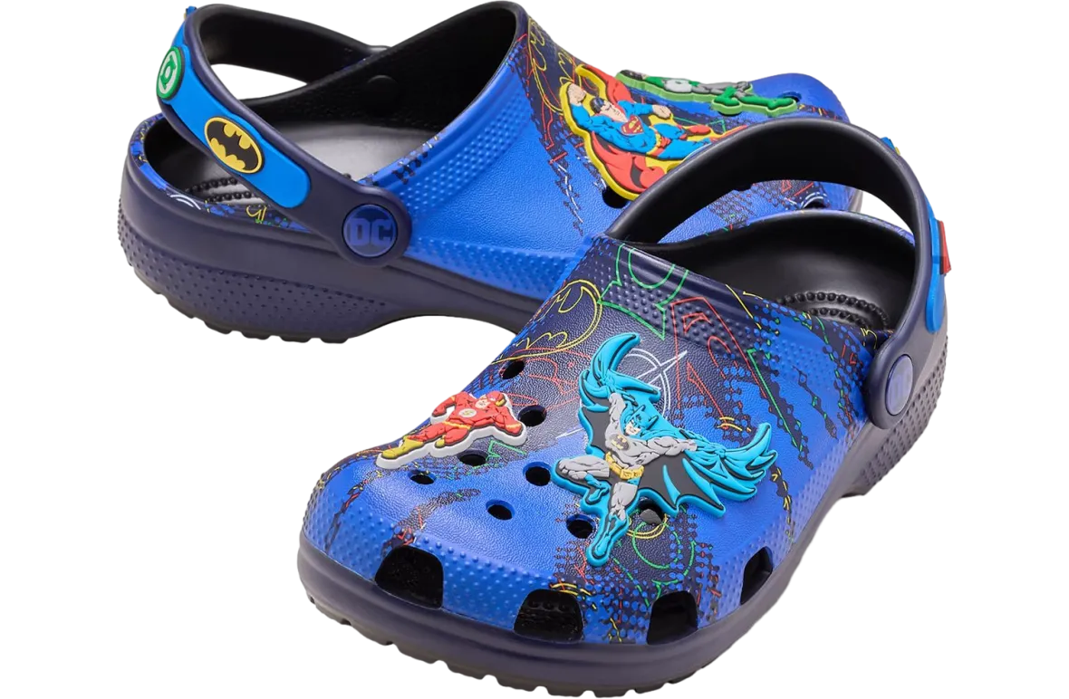 dc comics justice league x crocs classic clogs 0