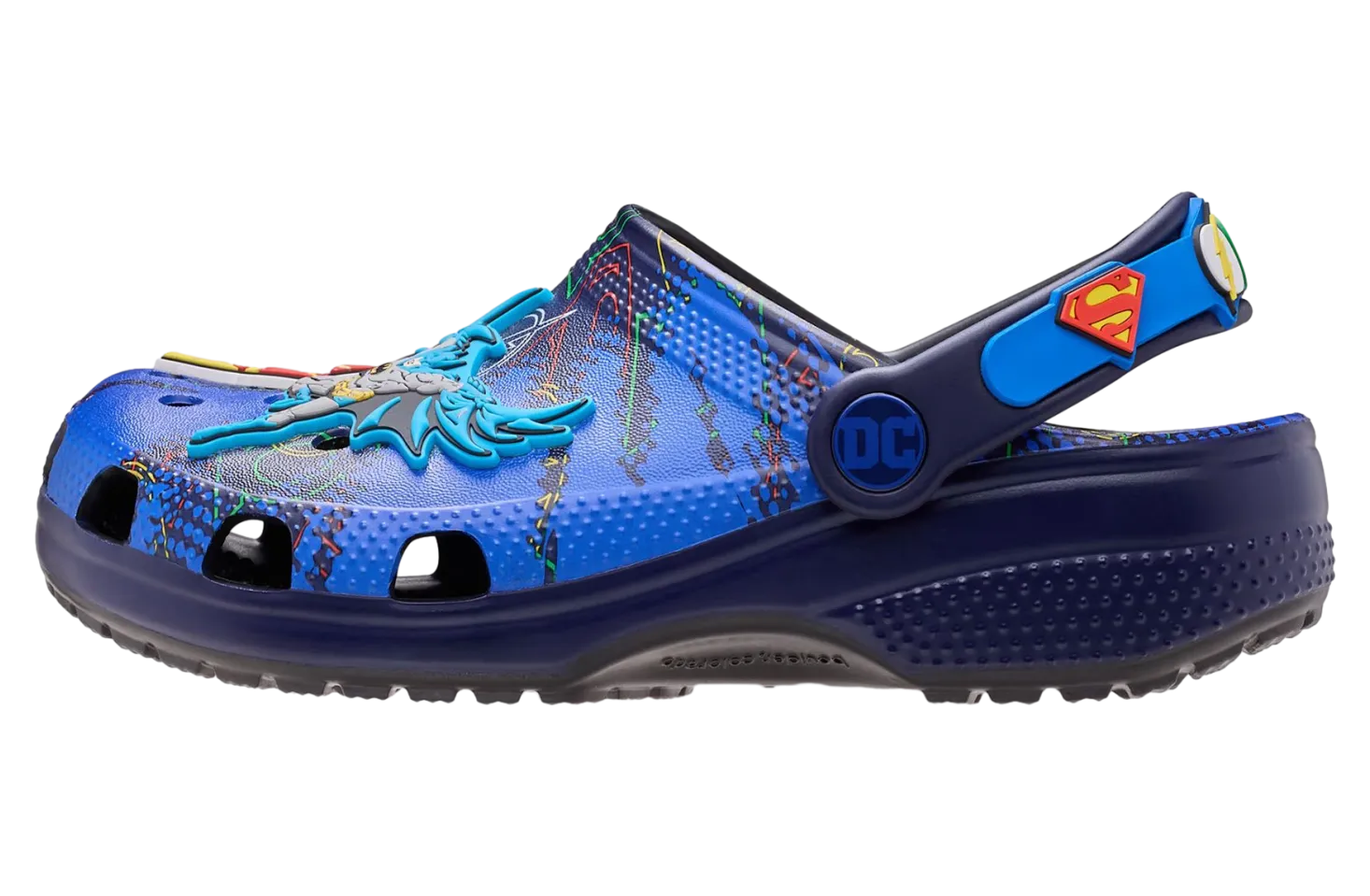 dc comics justice league x crocs classic clogs 3