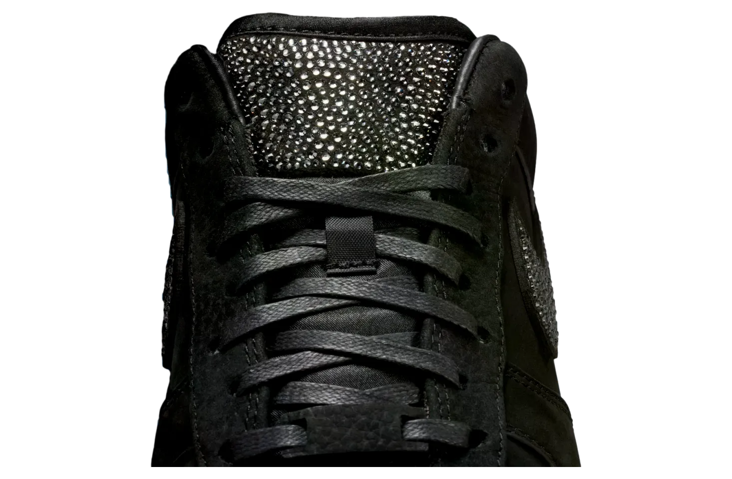 ja morant x nike air force 1 low luxe black metallic silver 7