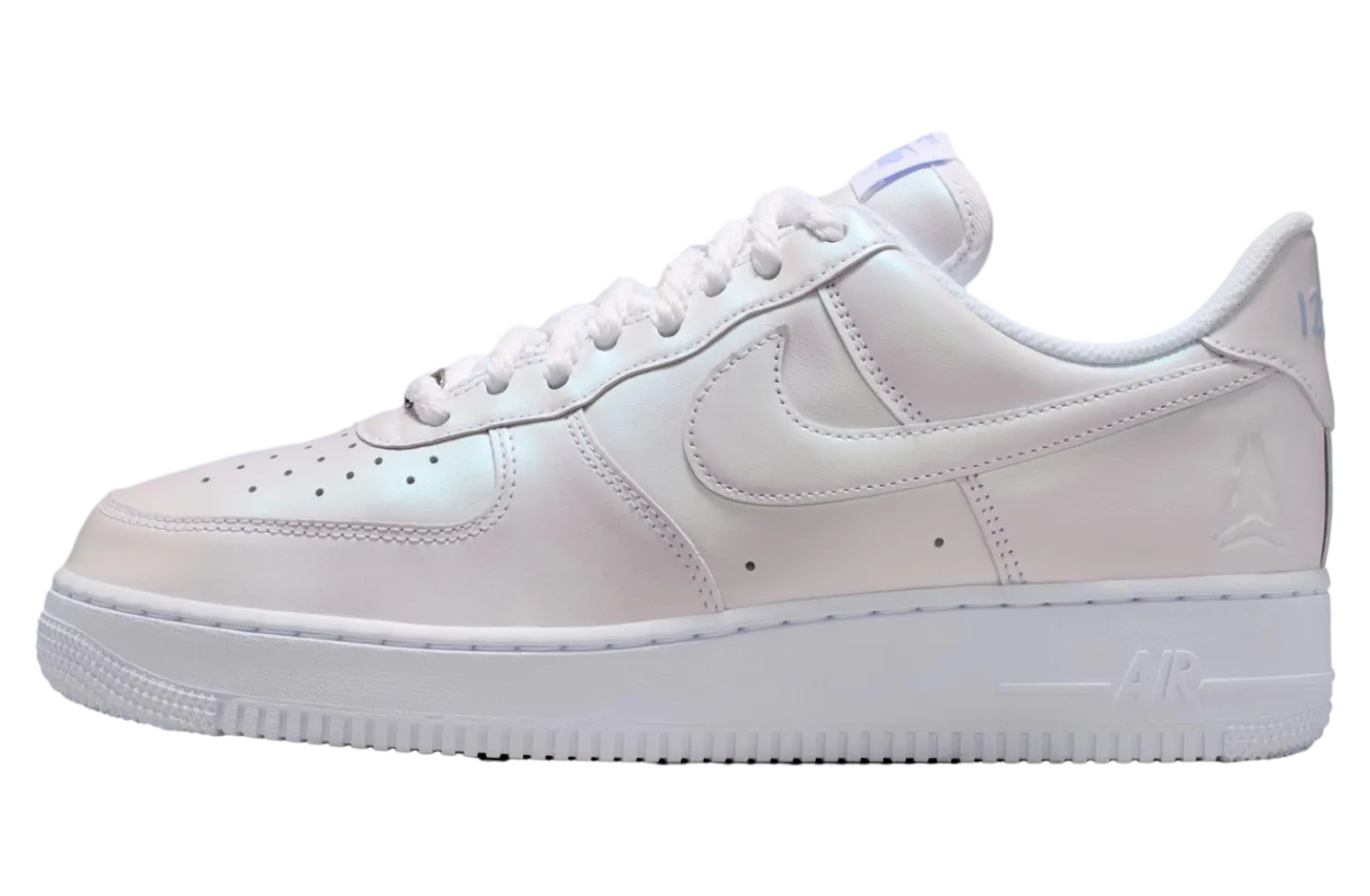ja morant x nike air force 1 low white metallic silver