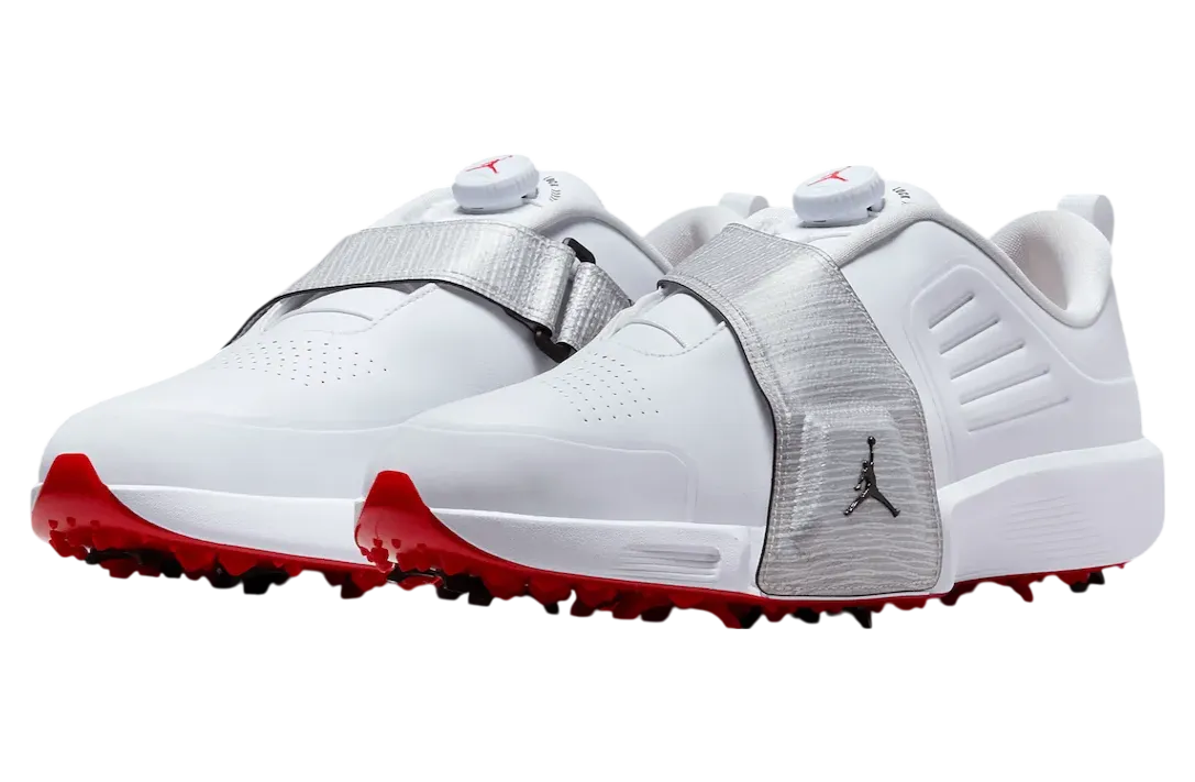 jordan air rev golf white metallic silver 0