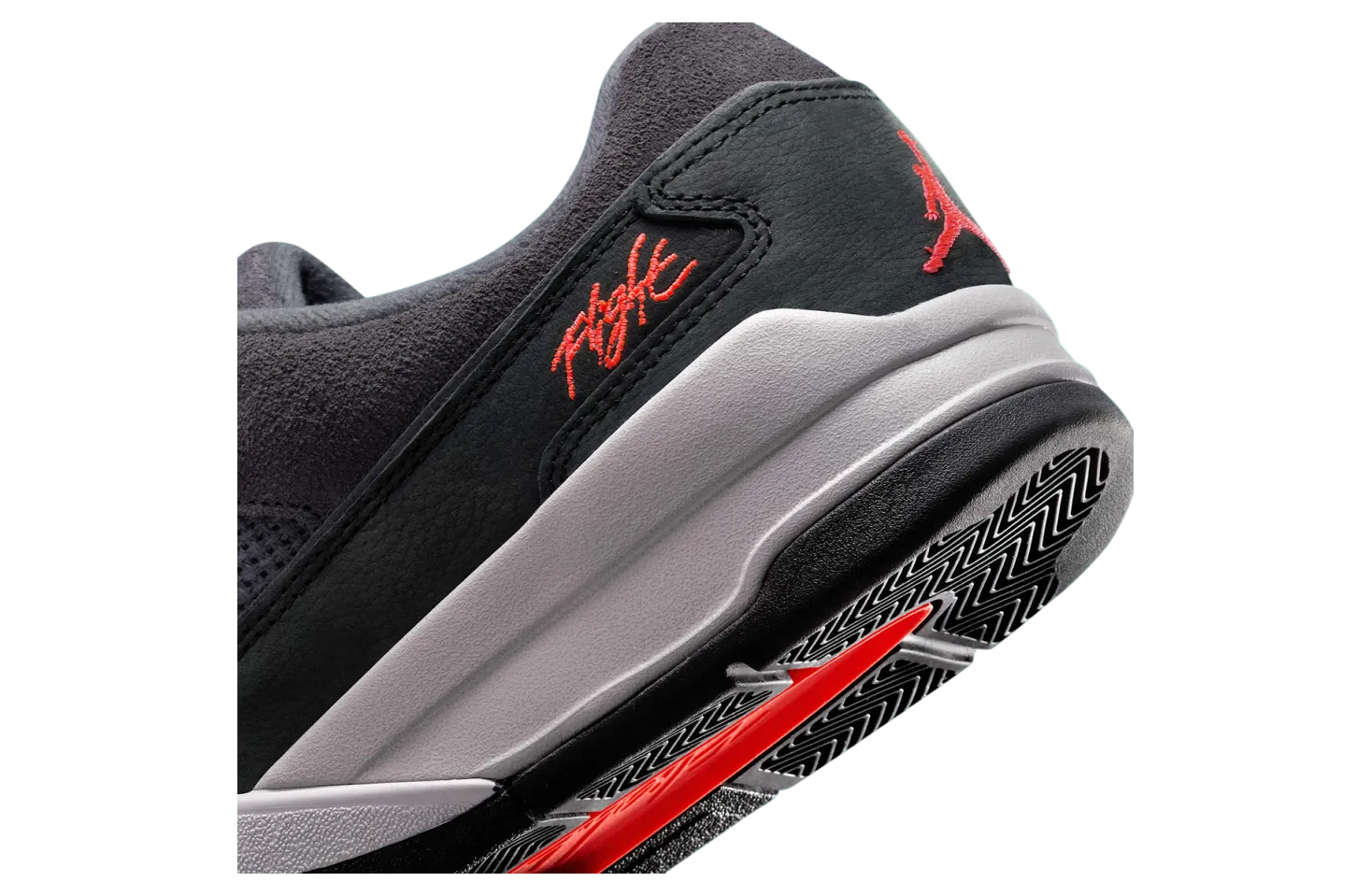 jordan flight court grey bright crimson 4