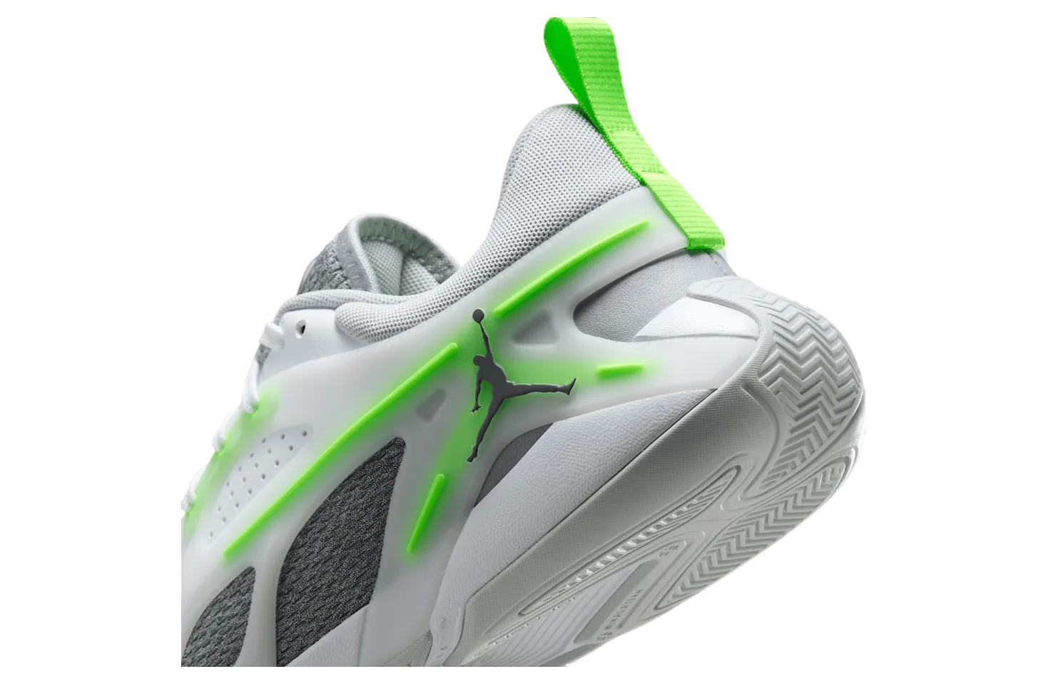 jordan heir sail electric green 6