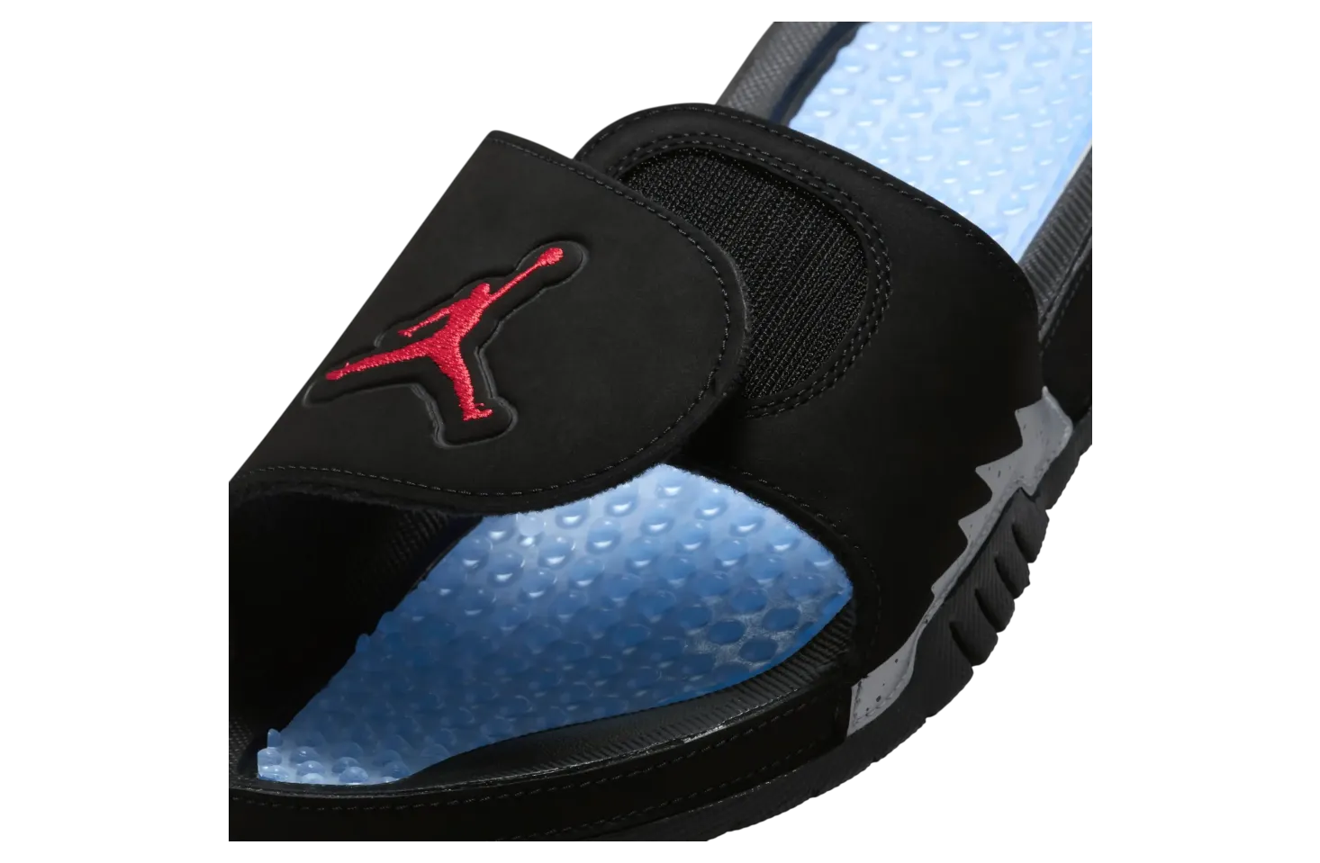 jordan hydro 5 black metallic silver 4