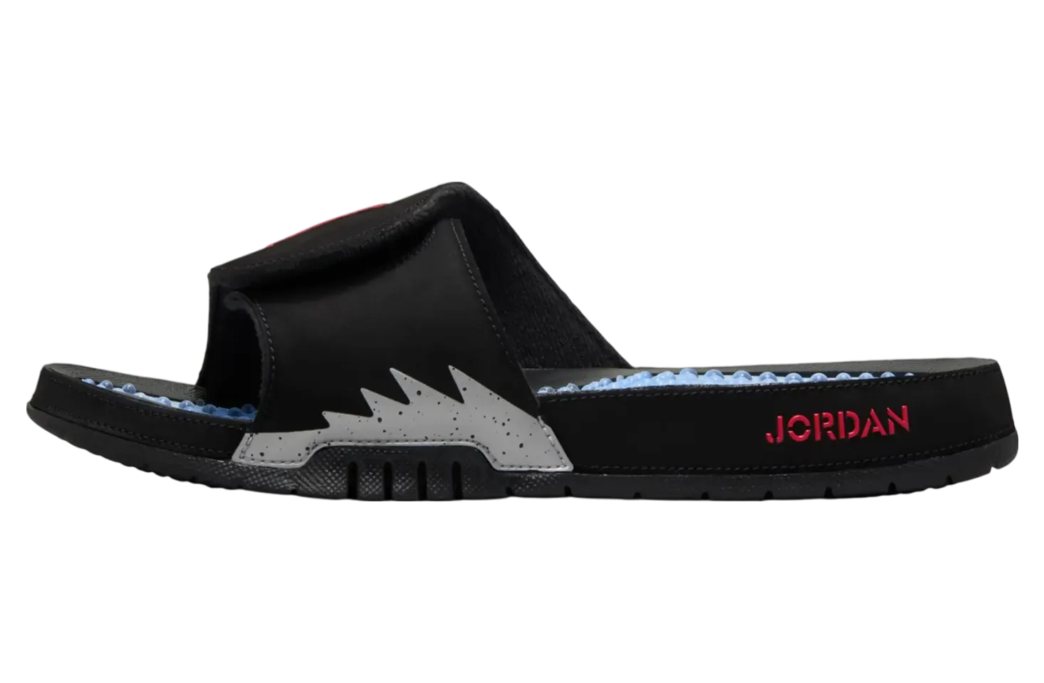 jordan hydro 5 black metallic silver