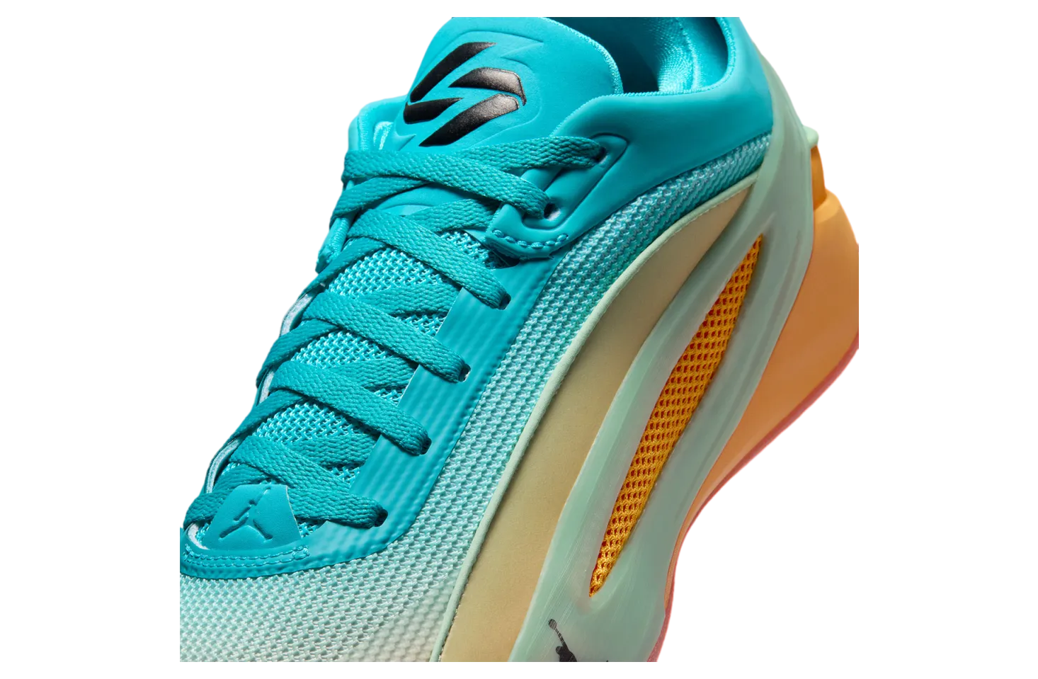 jordan luka 5 turqouise orange 4