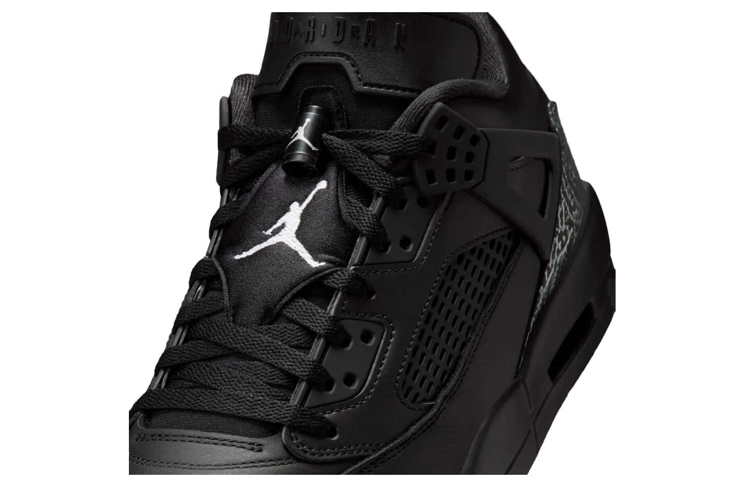 jordan spizike low black white 1