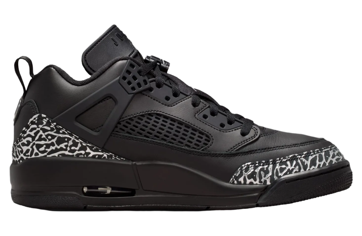 jordan spizike low black white 2