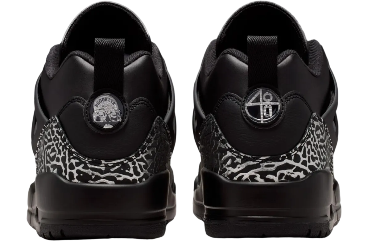 jordan spizike low black white 4