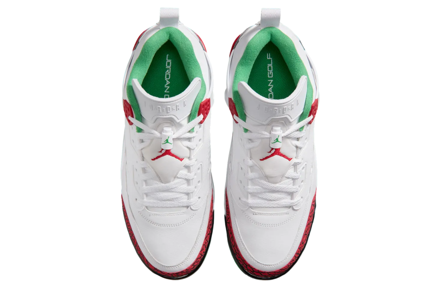 jordan spizike low golf white classic green 2