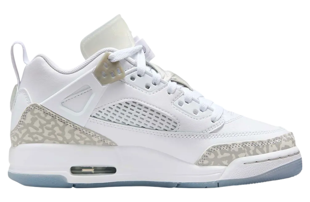 jordan spizike low gs white grey 0