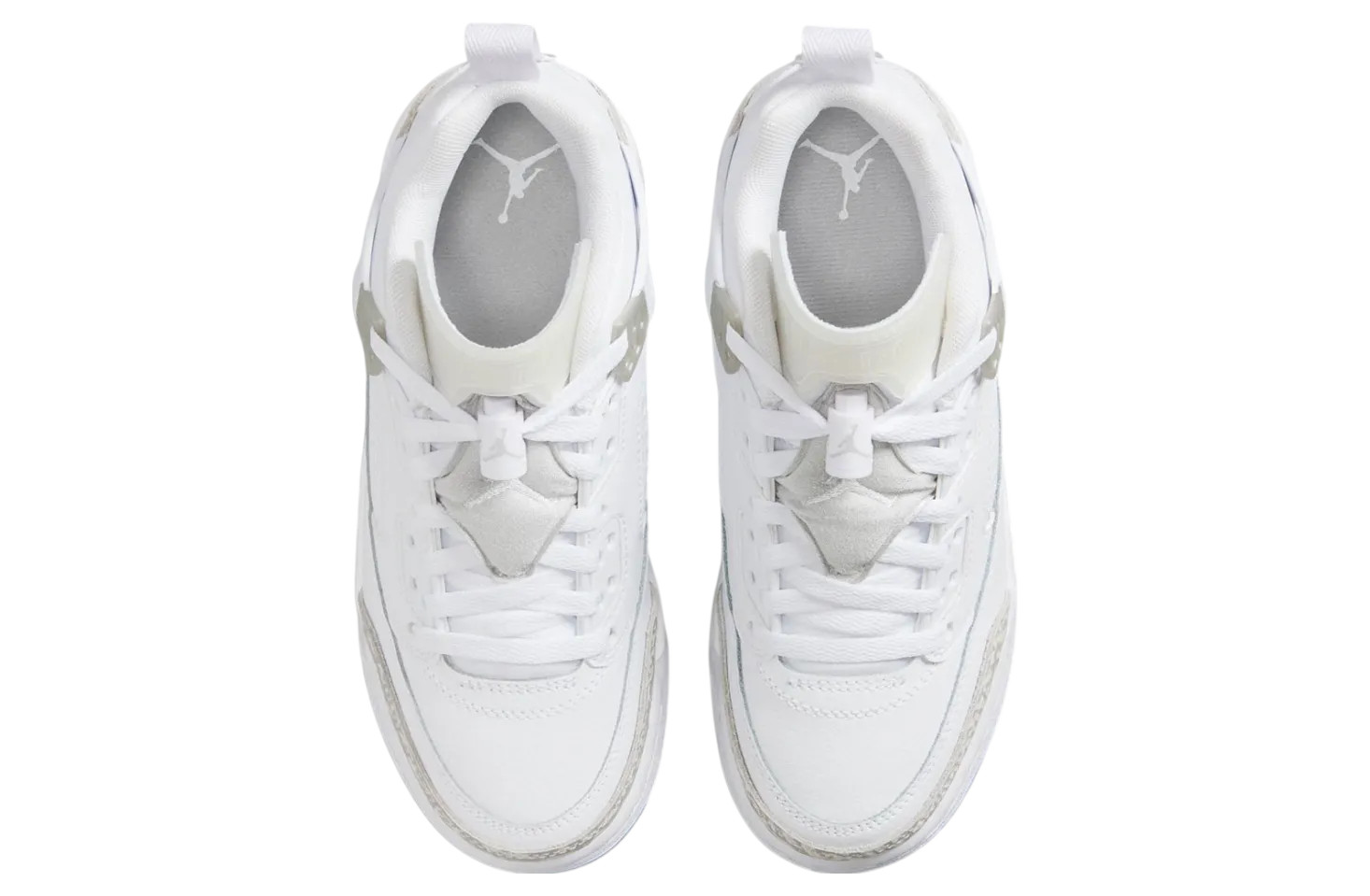 jordan spizike low gs white grey 1