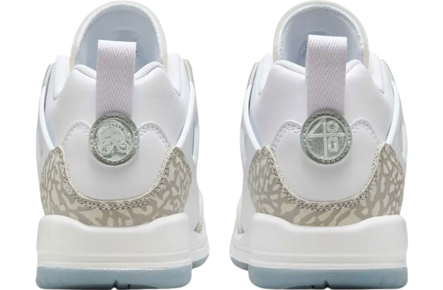 jordan spizike low gs white grey 2