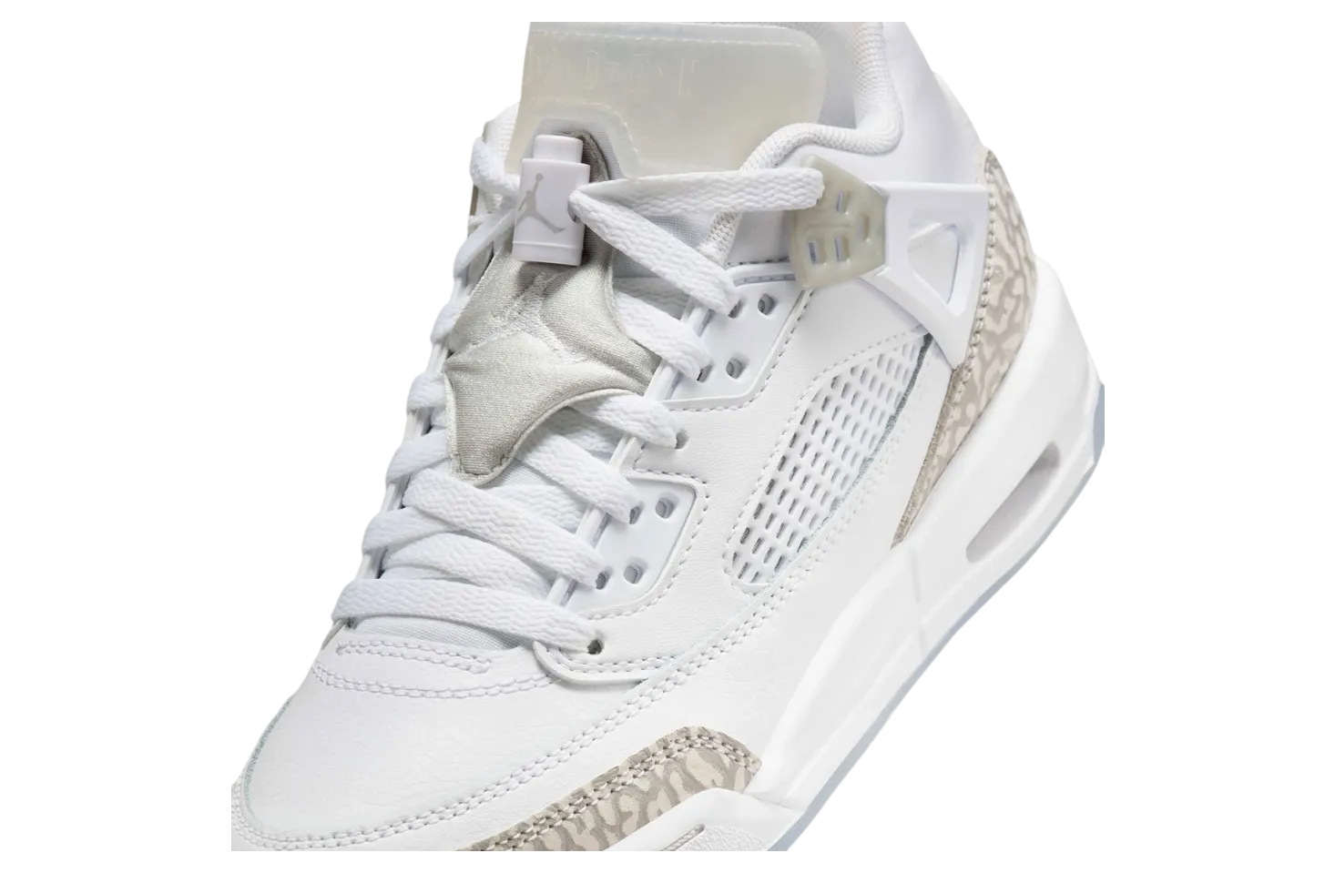 jordan spizike low gs white grey 6