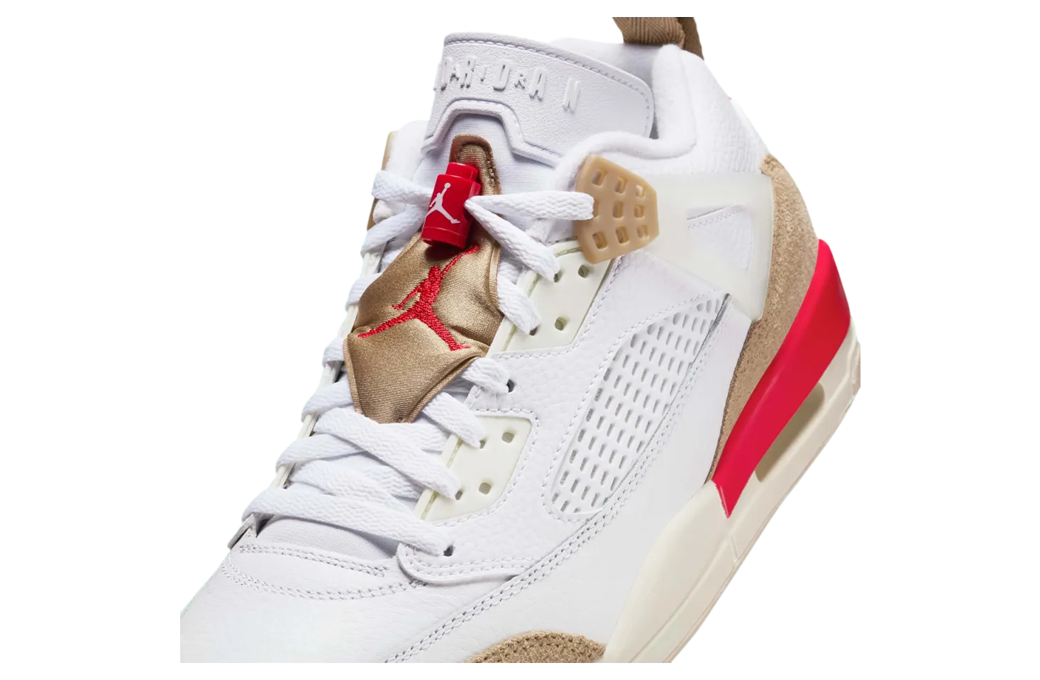 jordan spizike low gym red brown 5
