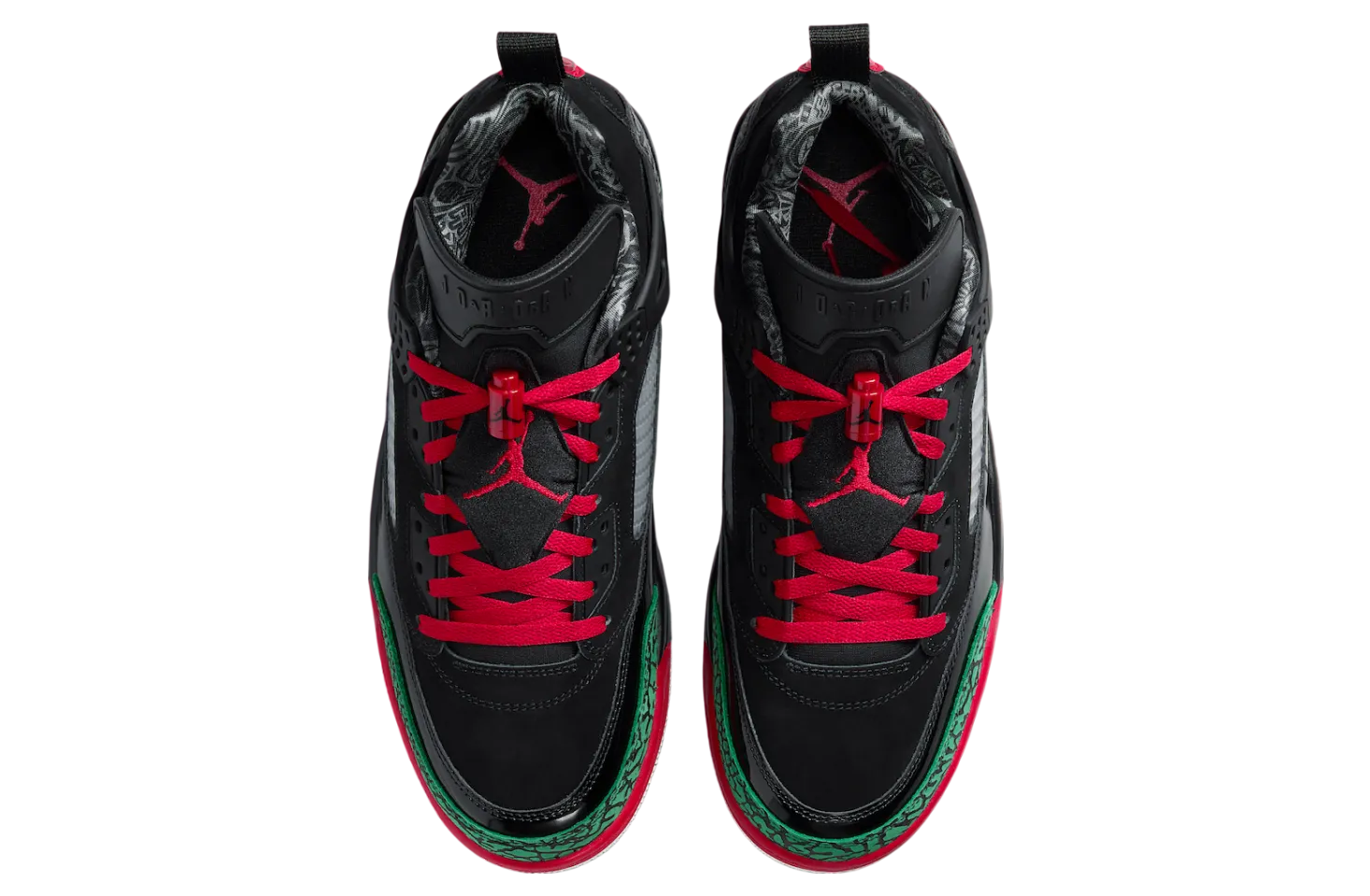 jordan spizike low og black varsity red 2