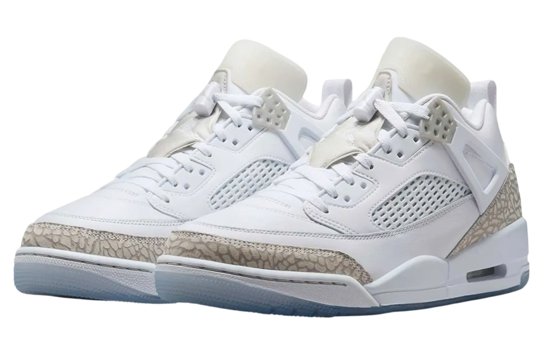 jordan spizike low white light grey 0