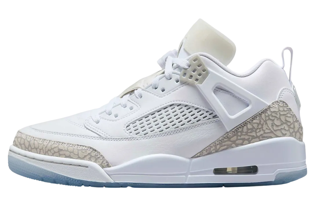 jordan spizike low white light grey