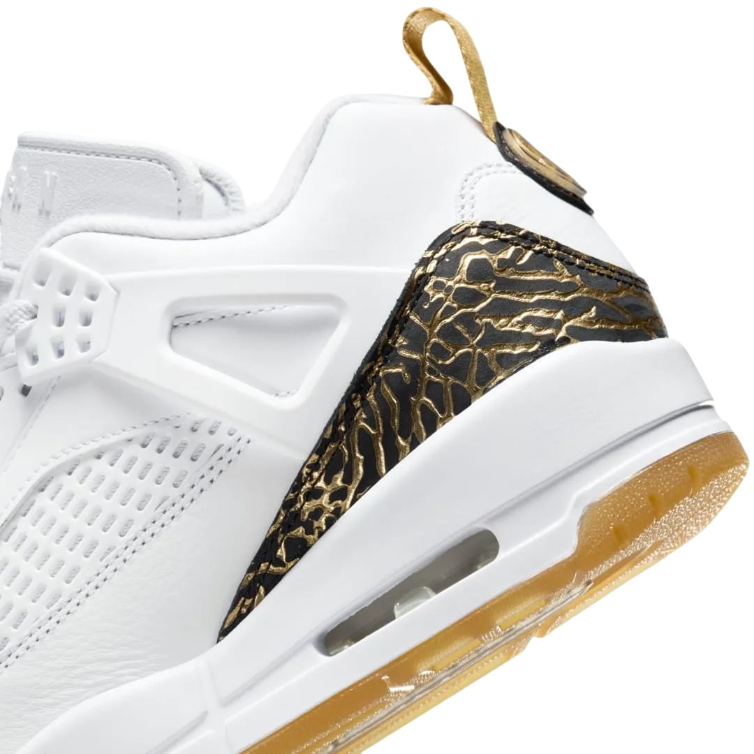 jordan spizike low white metallic gold 6