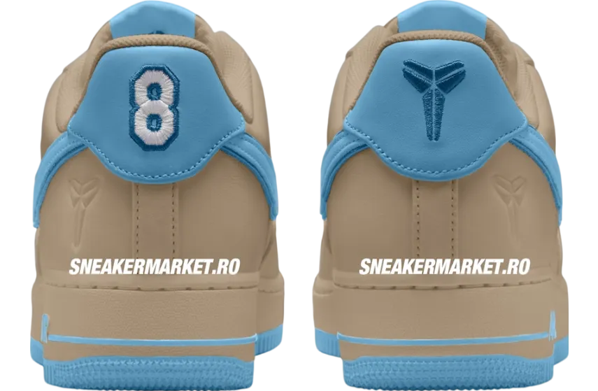 kobe bryant x nike air force 1 low linen university blue 1