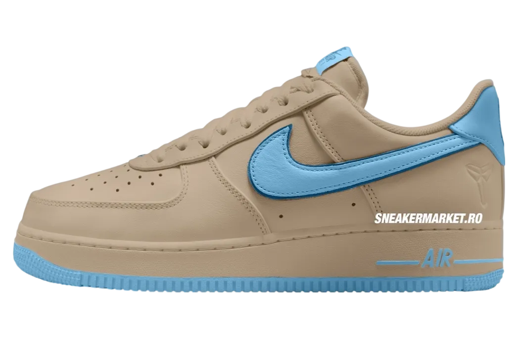 kobe bryant x nike air force 1 low linen university blue