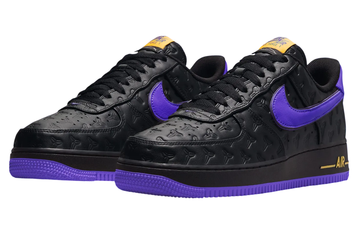 kobe bryant x nike air force 1 low persian violet black 0