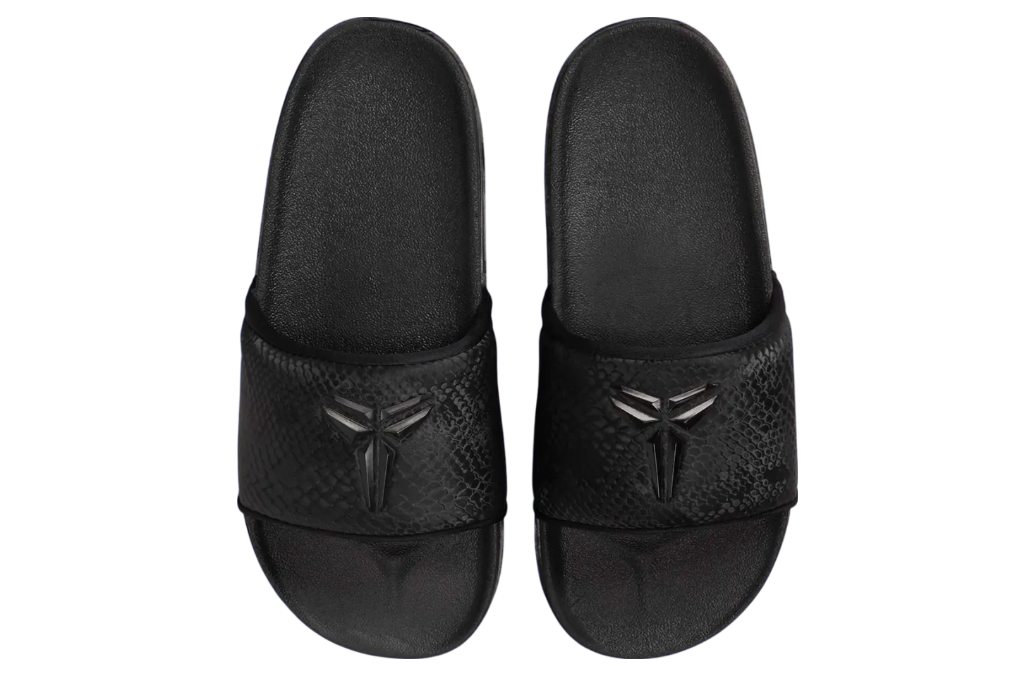 kobe bryant x nike offcourt slide triple black 1