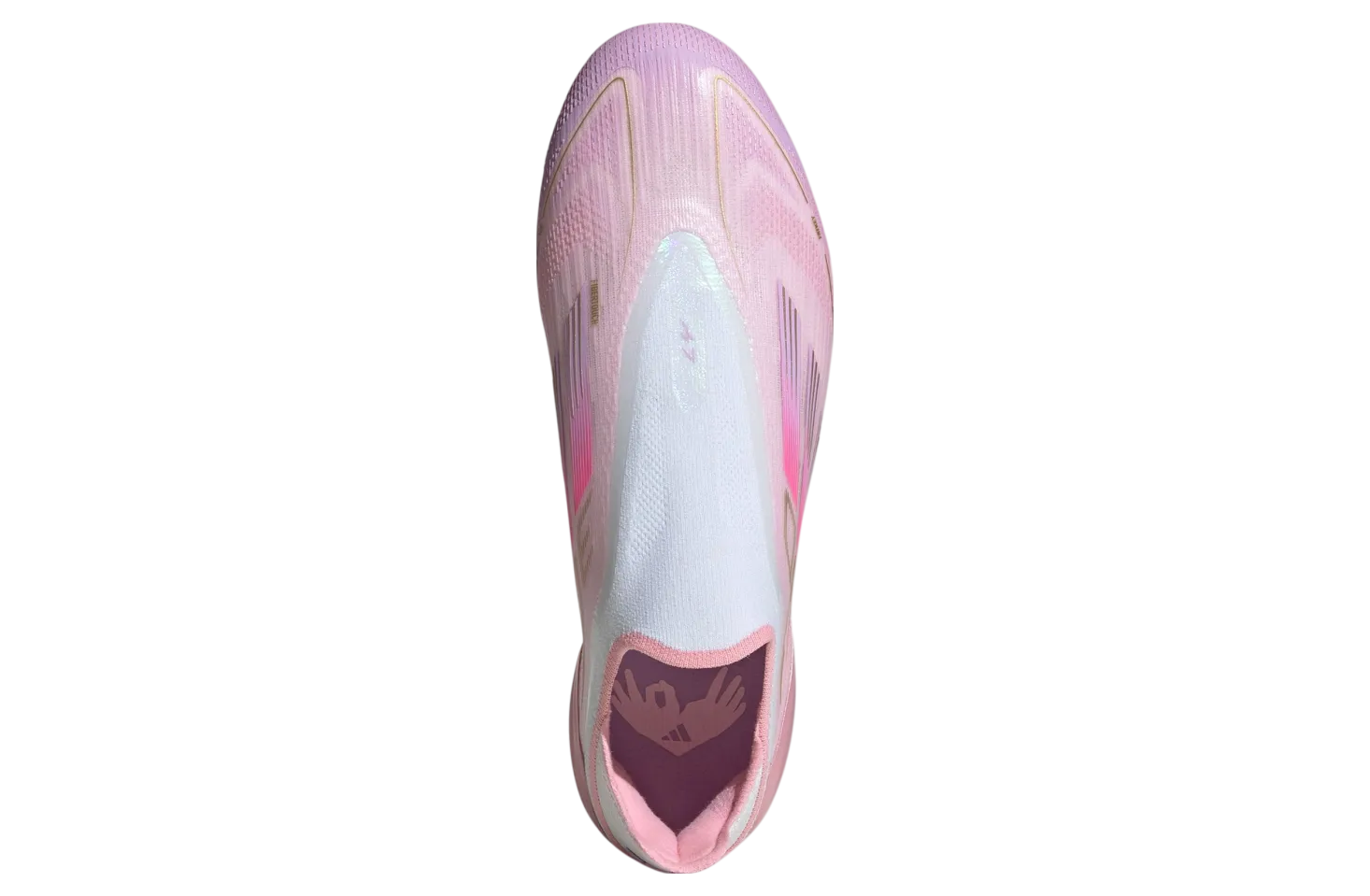 lamine yamal x adidas f50 clear pink purple glow 3