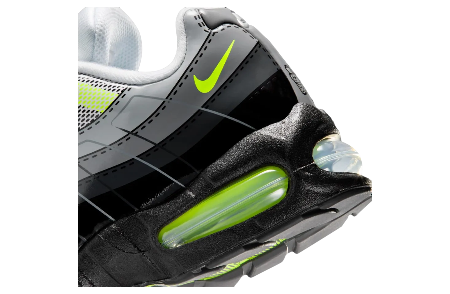 lego x nike air max 95 black metallic silver 5