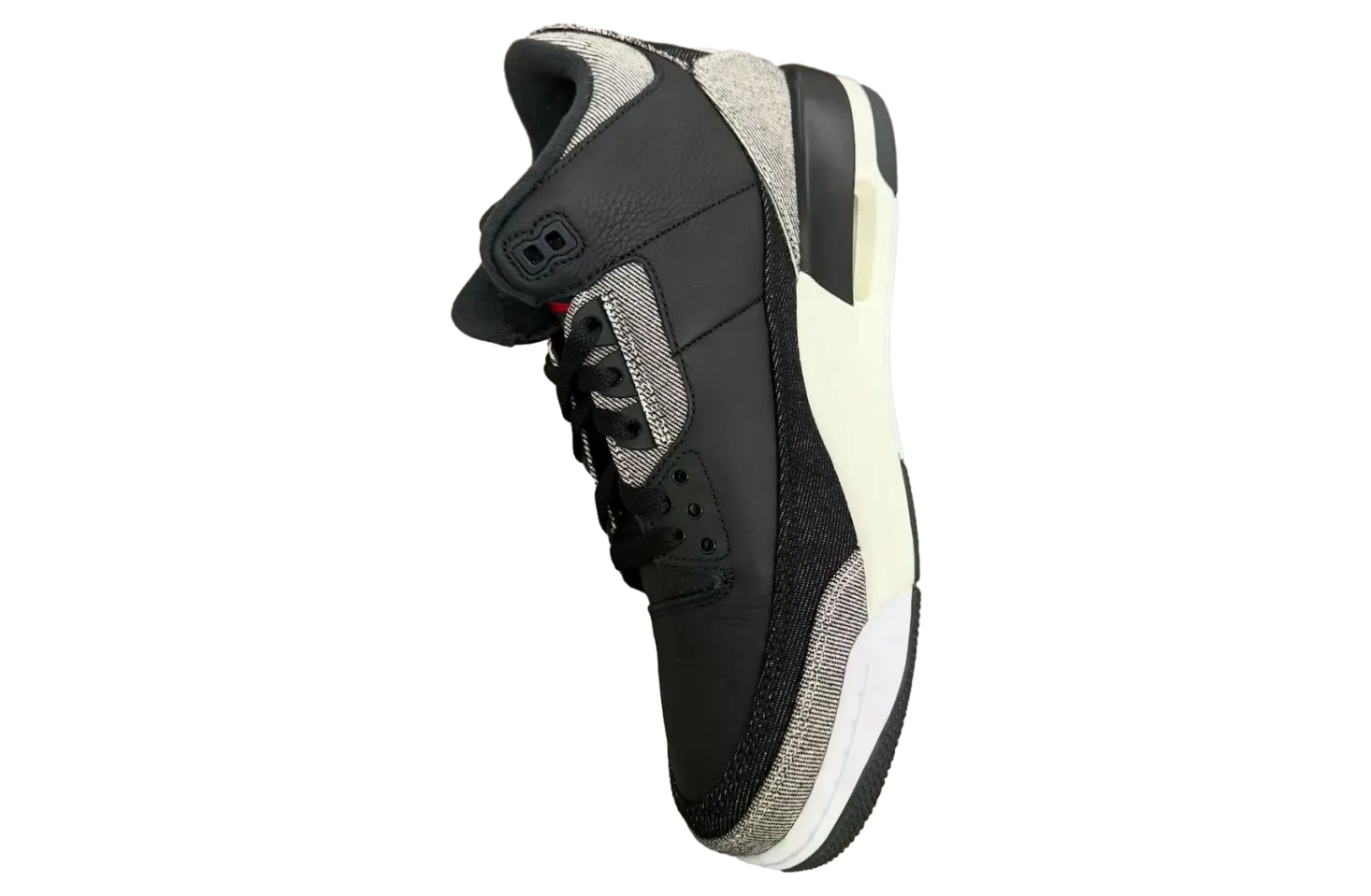 levi s x air jordan 3 denim gym red 0