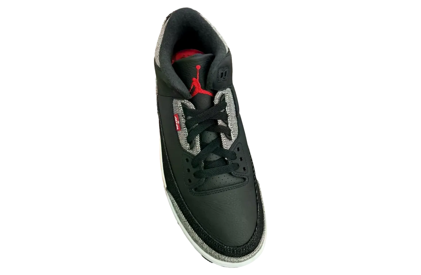 levi s x air jordan 3 denim gym red 1