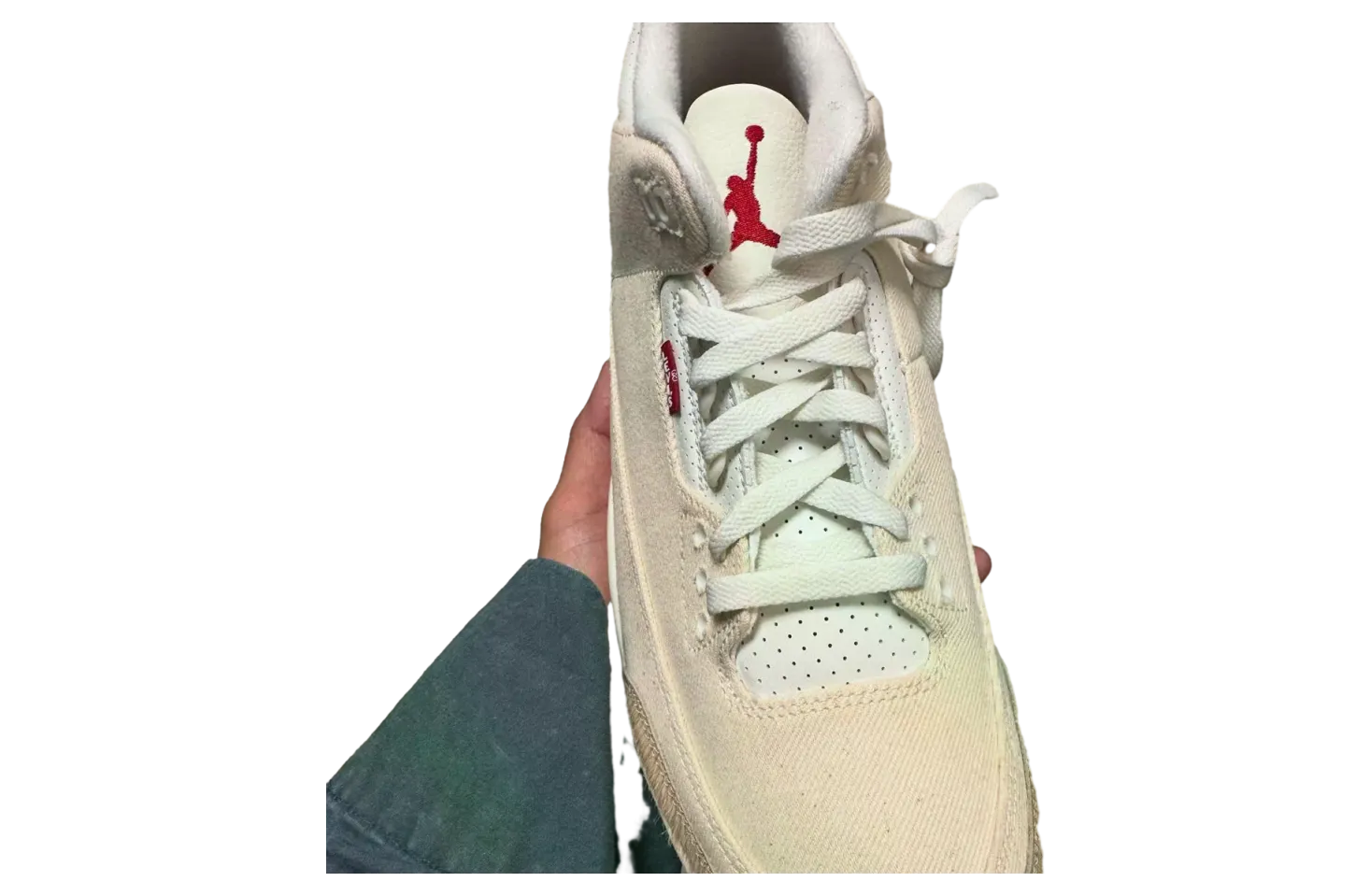 levi s x air jordan 3 denim sail 1