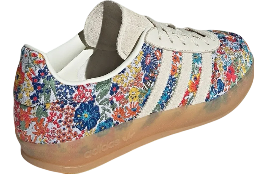 liberty london x adidas gazelle floral cream 1