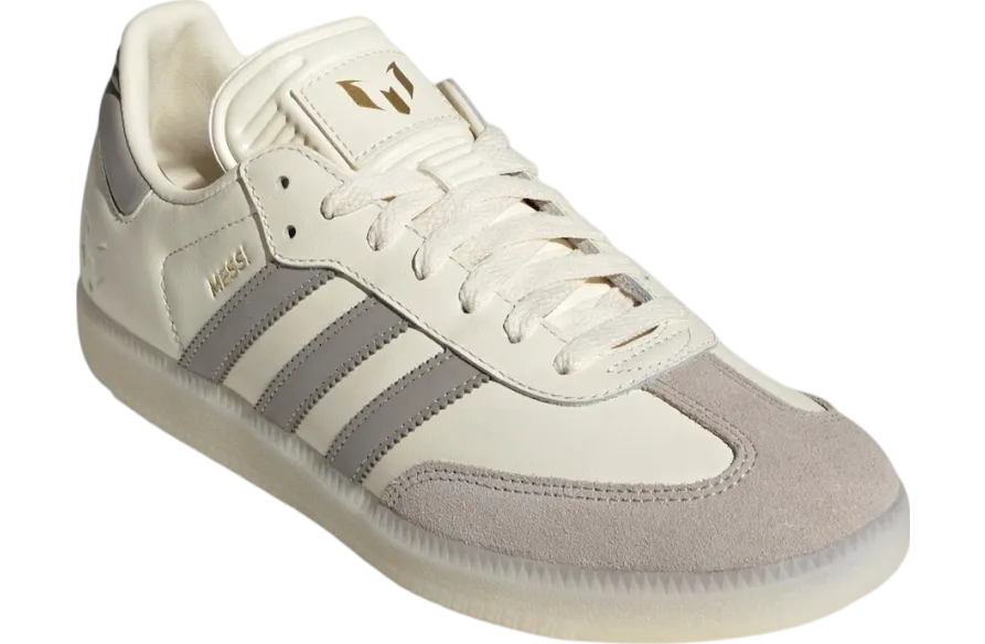 lionel messi x adidas samba cream white light brown 0