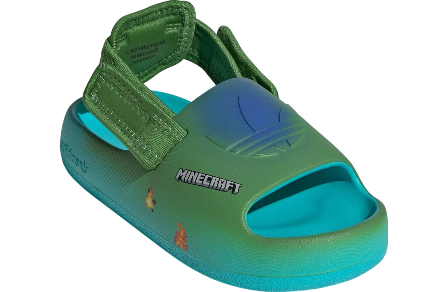 minecraft x adidas adifom adilette supplier colour 2
