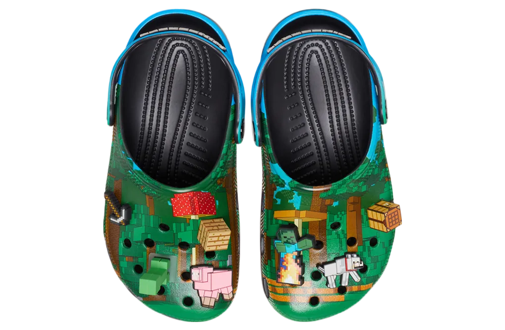 minecraft x crocs clog 1