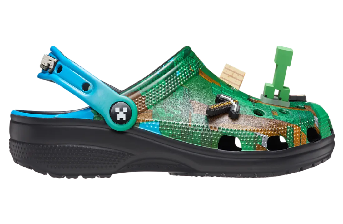 minecraft x crocs clog