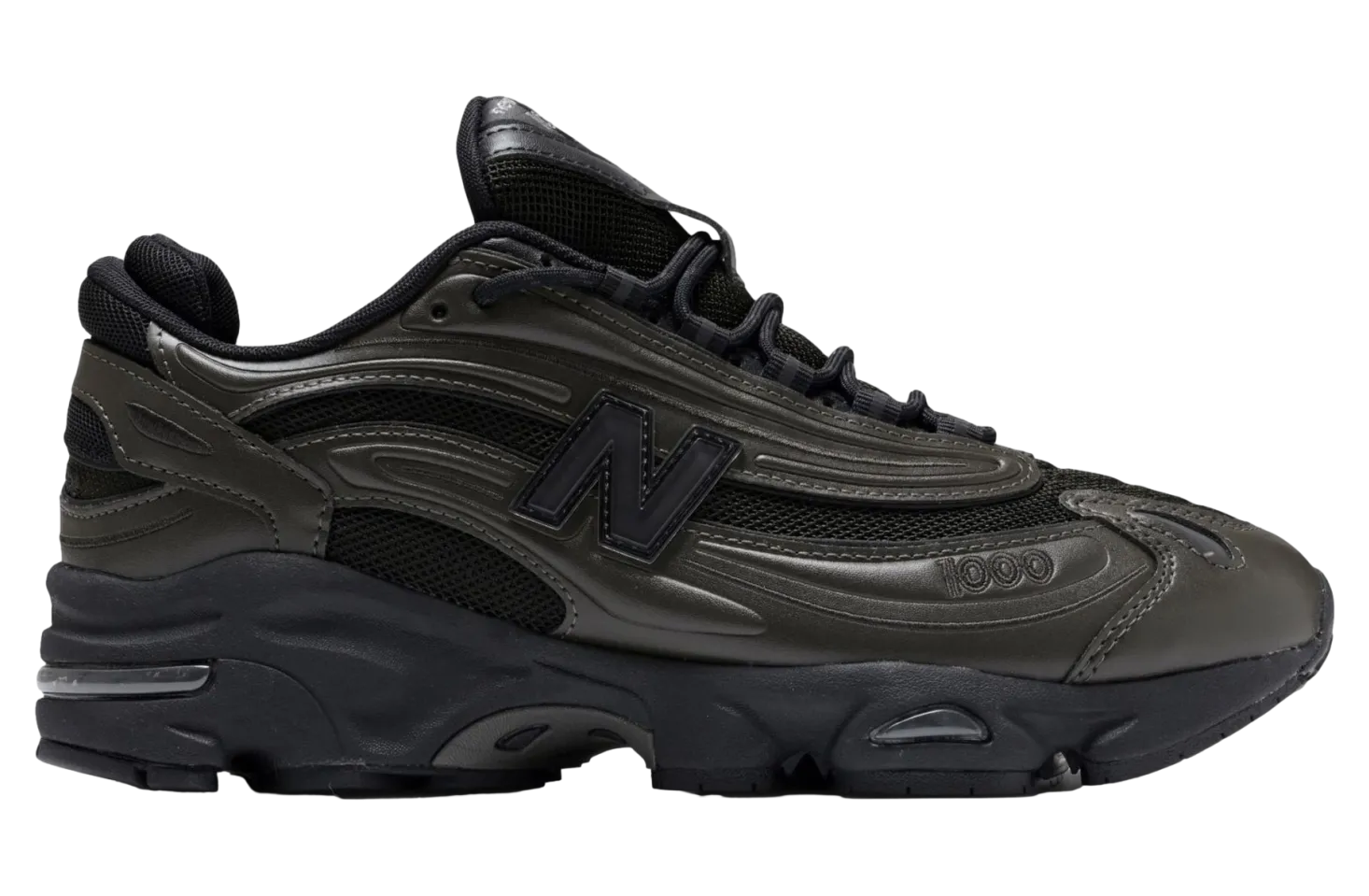 new balance 1000 black dark grey