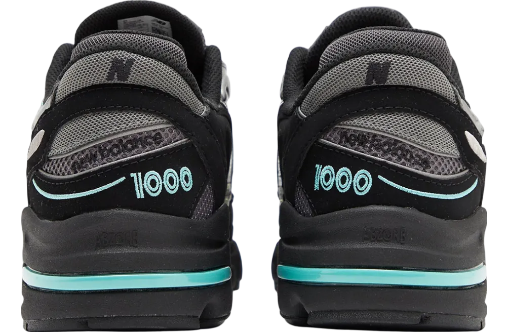 new balance 1000 black teal 1