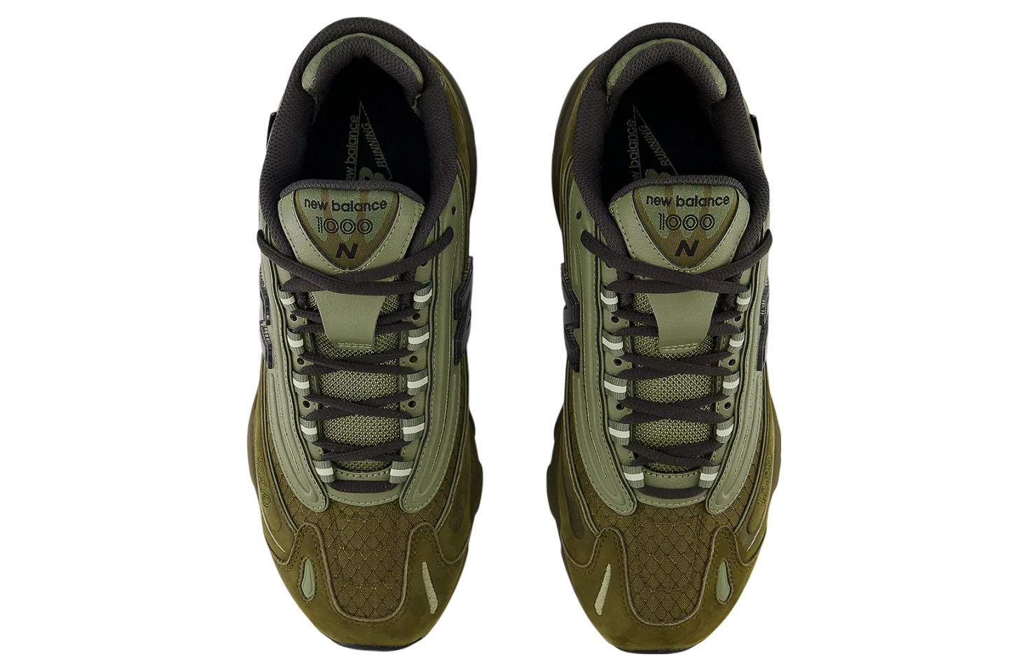 new balance 1000 cordura olive black 3