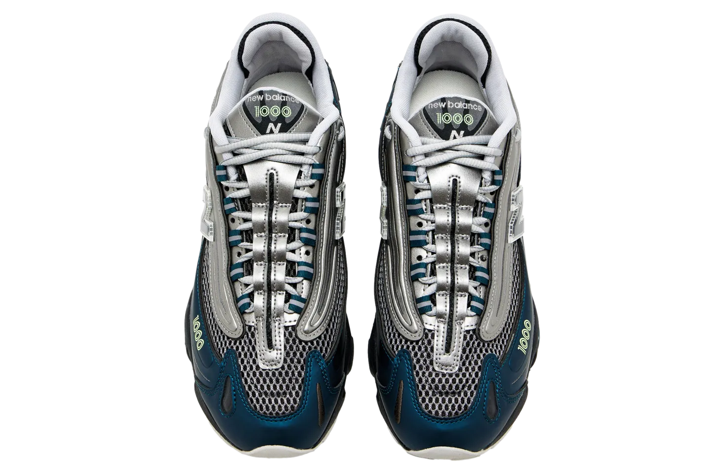 new balance 1000 deep ocean metallic silver 4