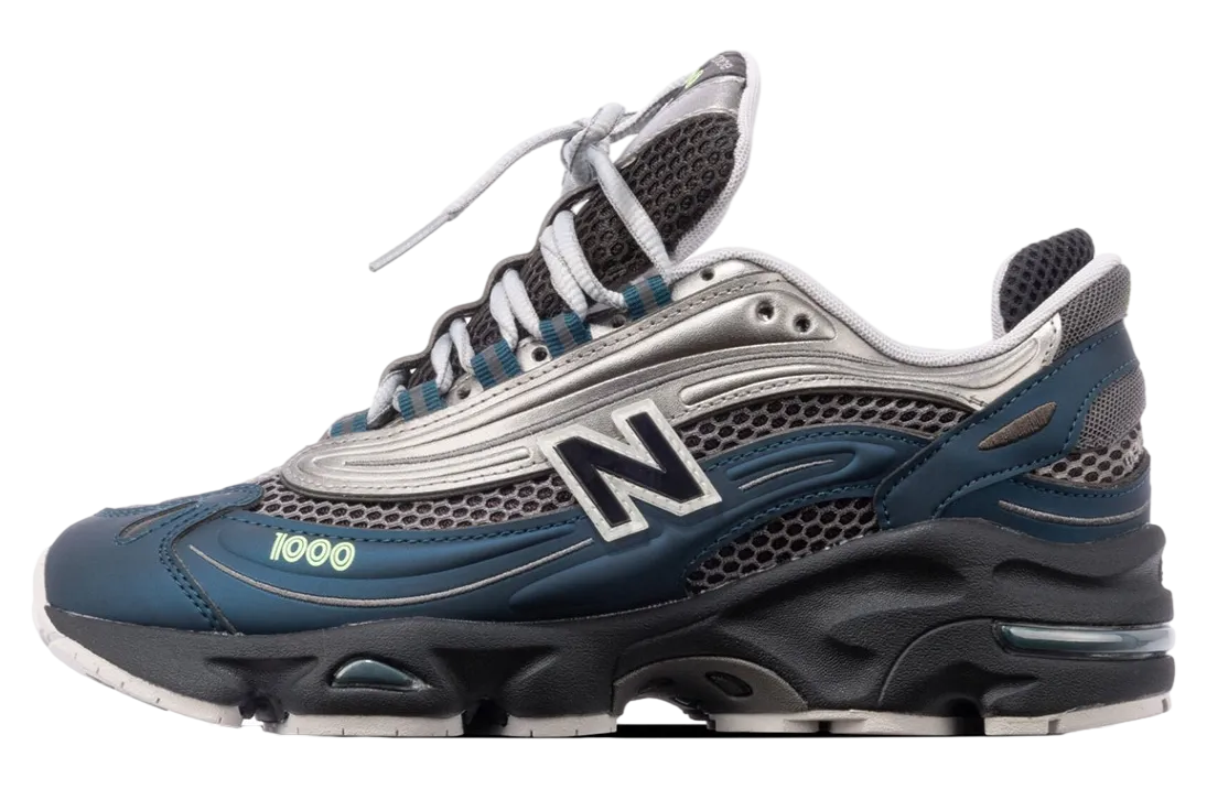 new balance 1000 deep ocean metallic silver