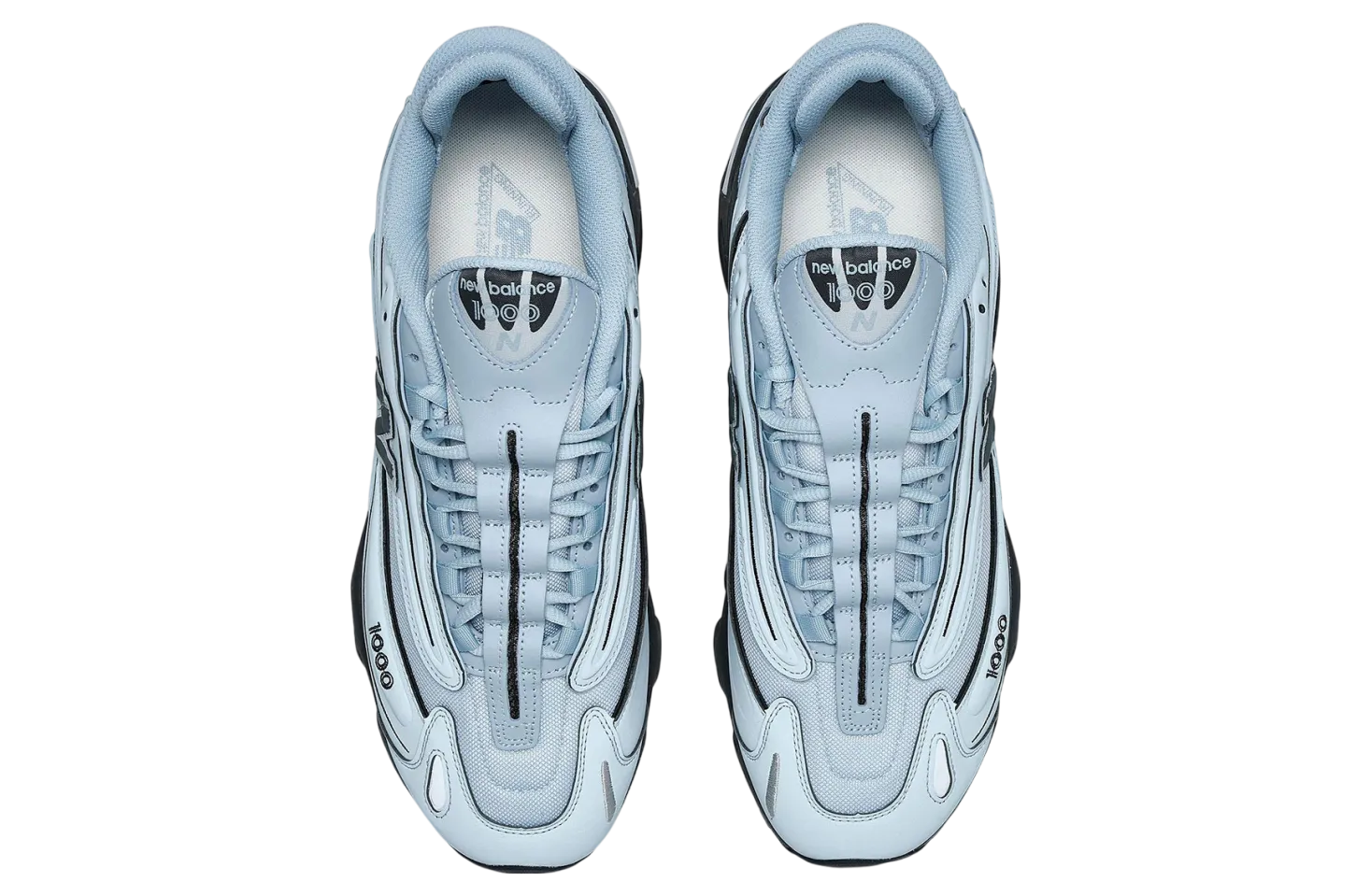new balance 1000 light blue black 0