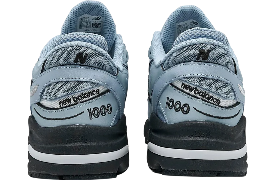 new balance 1000 light blue black 1