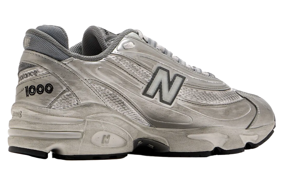 new balance 1000 silver metallic white 0