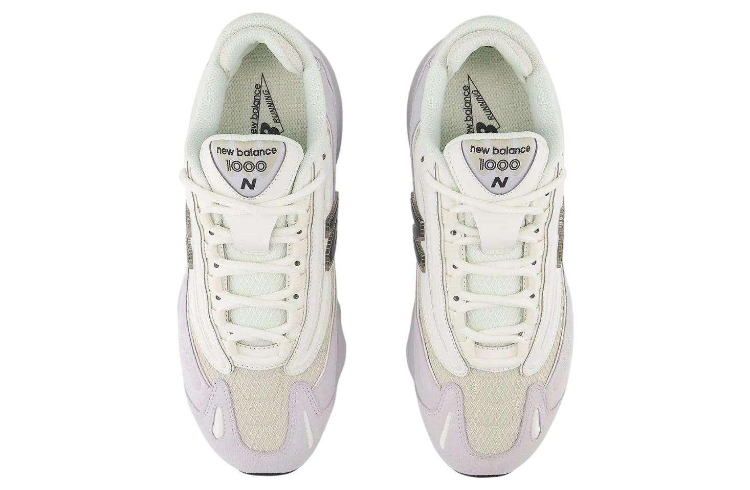 new balance 1000 white grey 2